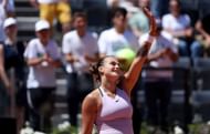 Aryna Sabalenka at the 2022 Italian Open.